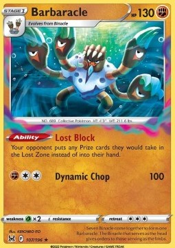 Barbaracle Lost Origin #107/196