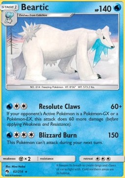 Beartic Lost Thunder #62/214