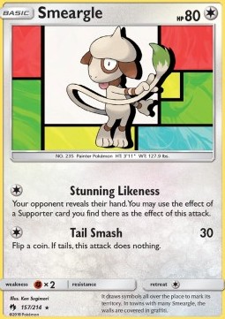 Smeargle Lost Thunder #157/214