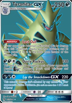 Tyranitar GX Lost Thunder #203/214