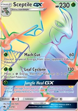 Sceptile GX Lost Thunder #216/214