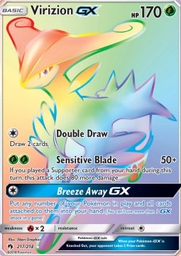 Virizion GX Lost Thunder #217/214