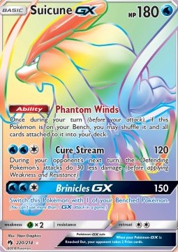 Suicune GX Lost Thunder #220/214