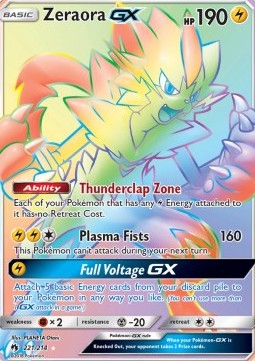 Zeraora GX Lost Thunder #221/214