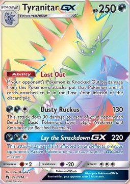 Tyranitar GX Lost Thunder #223/214