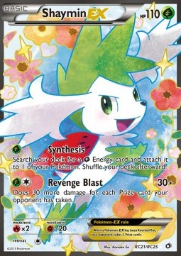 Shaymin EX Legendary Treasures #21/113