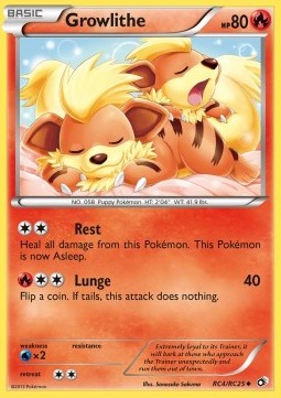 Growlithe Legendary Treasures #4/113