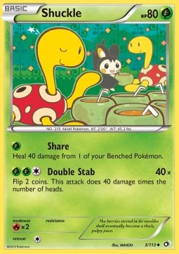 Shuckle Legendary Treasures #3/113
