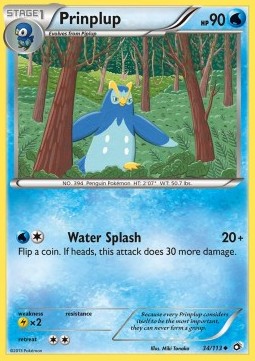 Prinplup Legendary Treasures #34/113