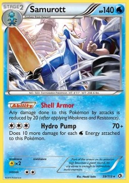 Samurott Legendary Treasures #39/113