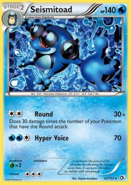 Seismitoad Legendary Treasures #42/113