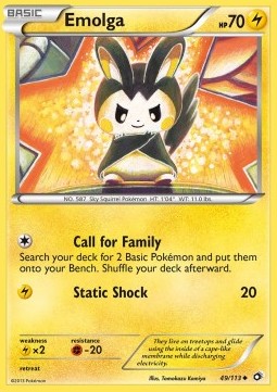 Emolga Legendary Treasures #49/113