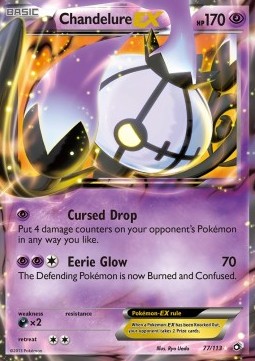 Chandelure EX Legendary Treasures #77/113