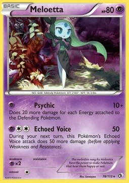 Meloetta Legendary Treasures #78/113