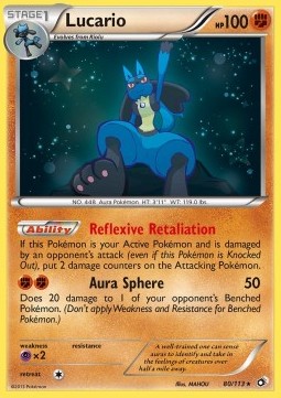 Lucario Legendary Treasures #80/113