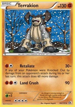 Terrakion Legendary Treasures #84/113
