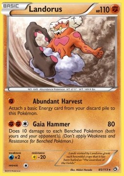 Landorus Legendary Treasures #85/113