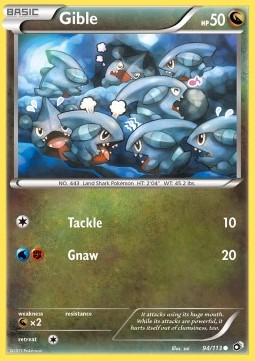 Gible Legendary Treasures #94/113