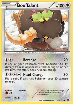 Bouffalant Legendary Treasures #107/113