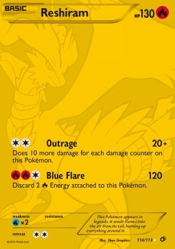 Reshiram Legendary Treasures #114/113