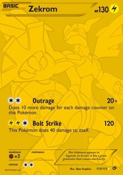 Zekrom Legendary Treasures #115/113