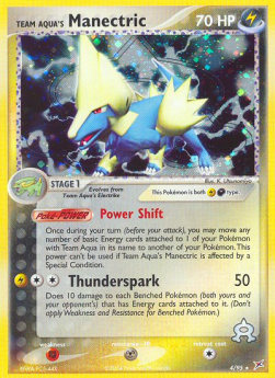 Team Aqua's Manectric EX Team Magma vs Team Aqua #4