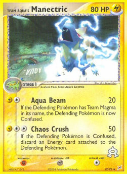 Team Aqua's Manectric EX Team Magma vs Team Aqua #29