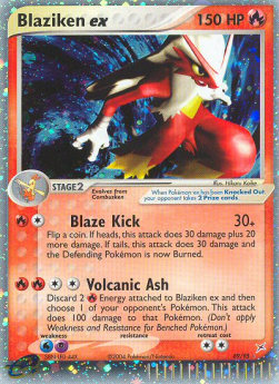 Blaziken ex EX Team Magma vs Team Aqua #89