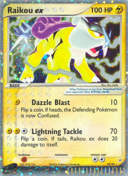 Raikou ex EX Team Magma vs Team Aqua #92