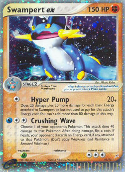 Swampert ex EX Team Magma vs Team Aqua #95