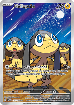 Helioptile Mega Evolution ID/TH #137