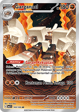 Garganacl Mega Evolution ID/TH #143