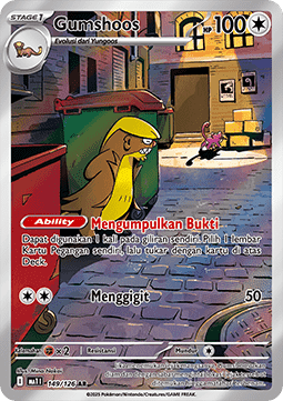 Gumshoos Mega Evolution ID/TH #149