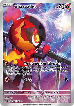 Charcadet Indigo Flame #106
