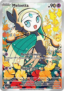 Meloetta Indigo Flame #110
