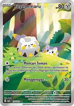 Togedemaru Indigo Flame #116