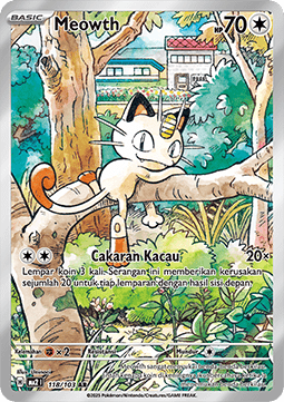 Meowth Indigo Flame #118