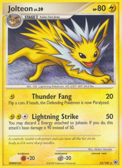 Jolteon Lv.39 Majestic Dawn #23/100