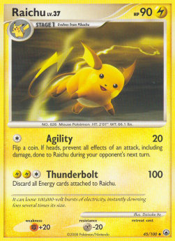 Raichu Lv.37 Majestic Dawn #45/100