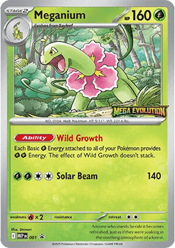 Meganium - MEP Black Star Promos #001/56