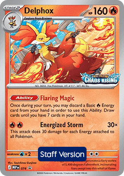 Delphox MEP Black Star Promos #074