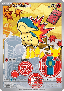 Cyndaquil MEP Black Star Promos #047
