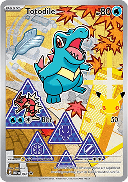 Totodile MEP Black Star Promos #048