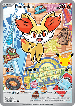 Fennekin MEP Black Star Promos #059