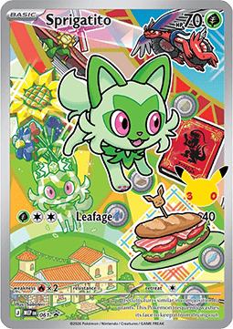 Sprigatito MEP Black Star Promos #061
