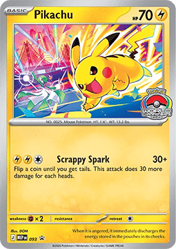 Pikachu - MEP Black Star Promos #093