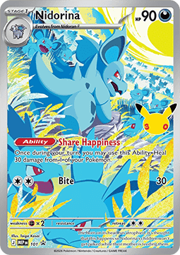 Nidorina - MEP Black Star Promos #101