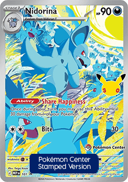 Nidorina MEP Black Star Promos #101