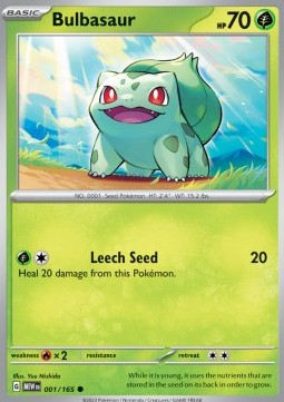 Bulbasaur - 151 #001/165