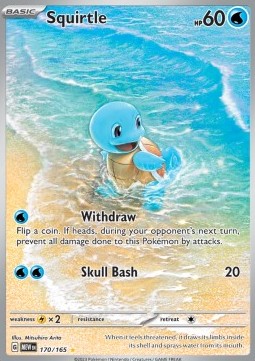 Squirtle 151 #170/165